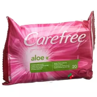 Серветки інтимні Carefree зелений чай і алое 20 шт