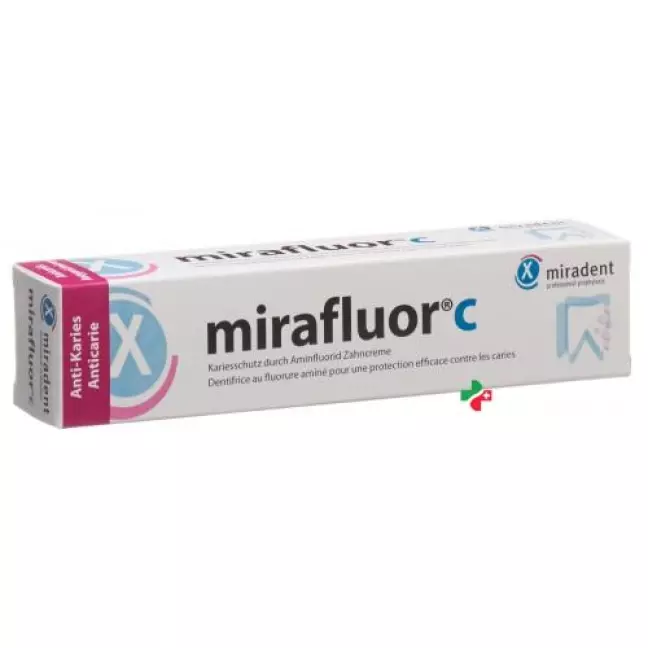 Miradent Mirafluor C Zahncreme Tube 100мл Miradent Mirafluor C Zahncreme Tube 100мл