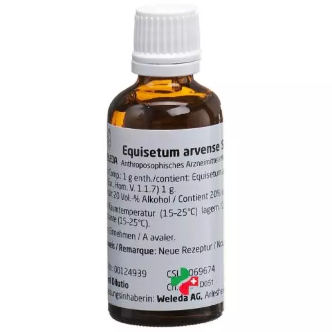 Weleda Equisetum arvense Silicea cultum Dil D 2 50 мл