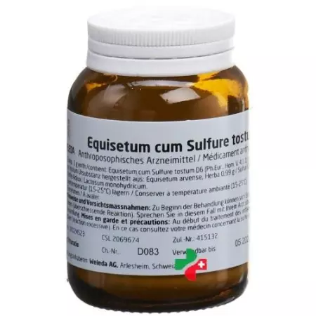 Weleda Equisetum cum Sulpure tostum Trit D 6 50 г