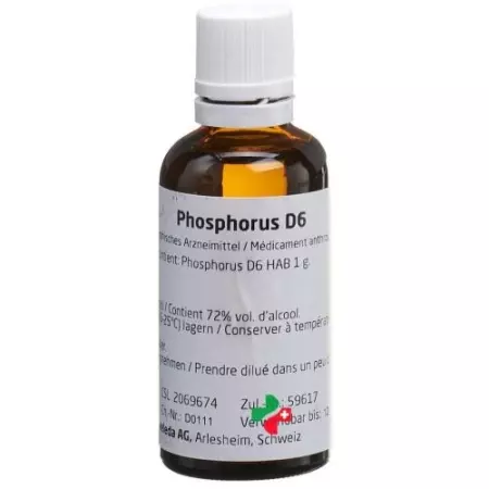 Weleda Phosphorus Dil D 6 50 мл
