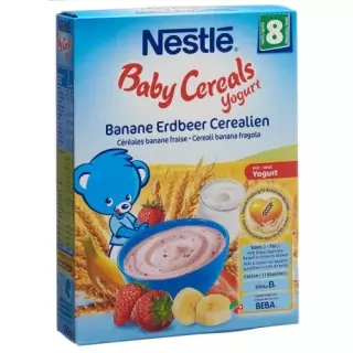Nestle Baby Cereals Yogurt Banane Erdbeer Cerealien для 8-місячних 250г