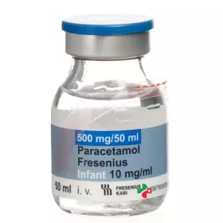 Парацетамол Fresenius Inf Lös 500 мг/50 мл дитячий 10 х 50 мл