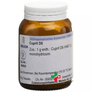 Weleda Cuprit Trit D 6 50 г