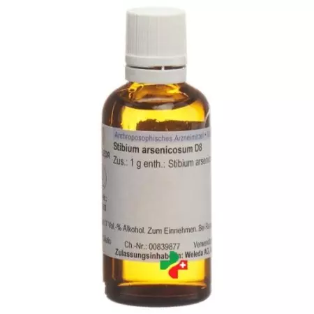 WELEDA Stibium arsenicosum Dil D 8 (старий) 50 мл