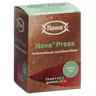 Flawa Nova Press самоклеючі бинт 7.5смx4.5m Rot