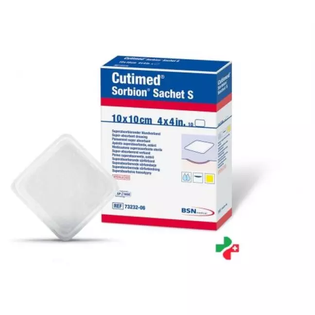 Cutimed Sorbion Sachet S 20x20см 10 штук Cutimed Sorbion Sachet S 20x20см 10 штук
