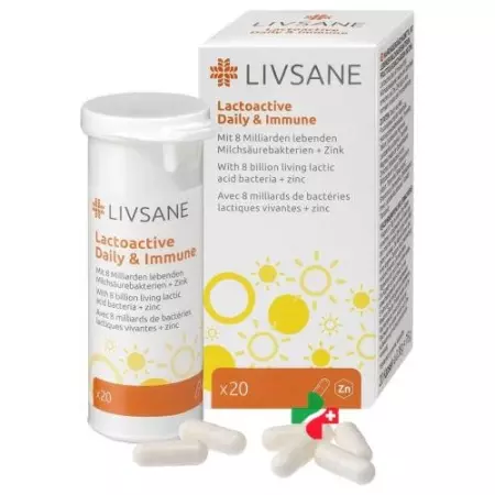 Livsane Lactoactive Daily & Immune Ds 20 шт
