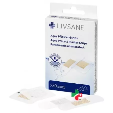 Пластирні смужки Livsane Aqua 20 шт