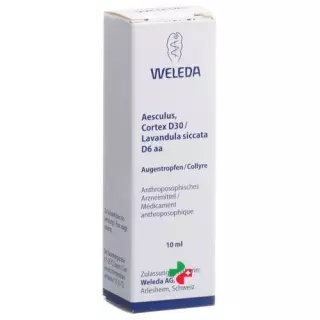 Weleda Aesculus Cortex D 30/Lavandula siccata D 6 aa Gtt Opht 10