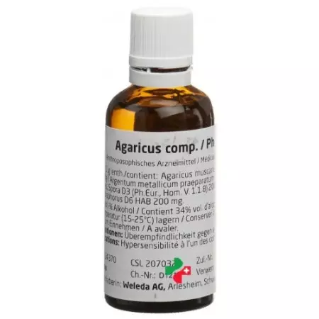 Weleda Agaricus comp./Phosphorus Dilutio Dil 50 мл Weleda Agaricus comp./Phosphorus Dilutio Dil 50 мл