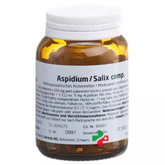 Weleda Aspidium/Salix comp. Таблетки по 50 г