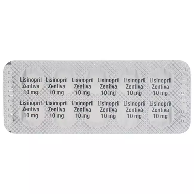 Lisinopril Zentiva Tabl 10 мг 30 шт