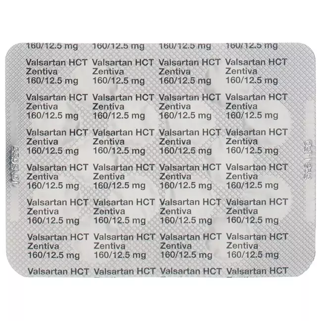 Valsartan HCT Zentiva таблетки плівка 160/12,5 мг 98 шт