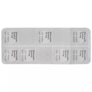 OLANZAPIN Zentiva Tabl 15 mg