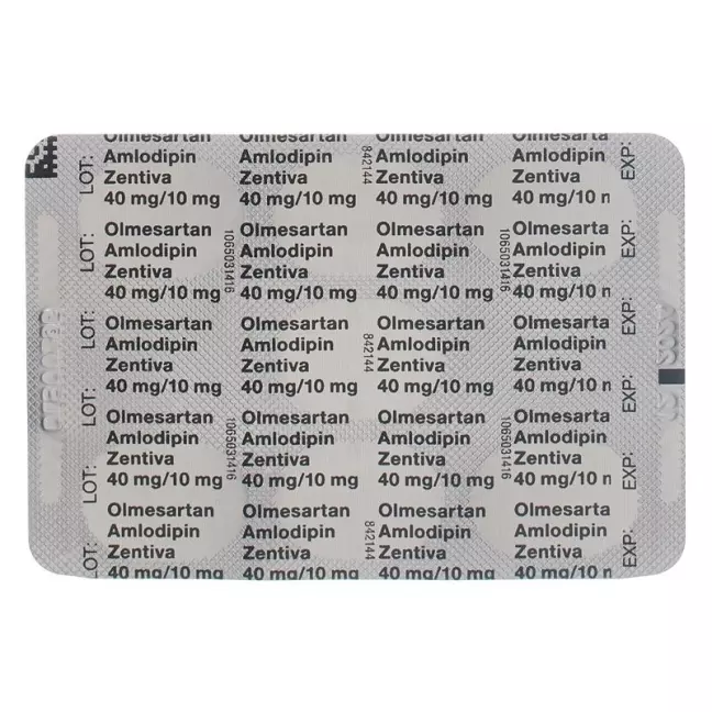 OLMESARTAN AMLO Zentiva Filmtable 40/10 мг OLMESARTAN AMLO Zentiva Filmtable 40/10 мг