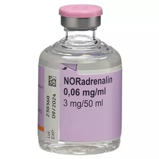 NORADRENALIN Sintetica Inf Lös 3 mg/50ml