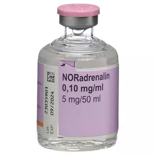 NORADRENALIN Sintetica Inf Lös 5 mg/50ml