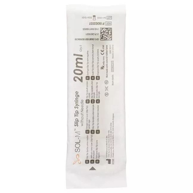 SOL-M Einwegspritze 20ml SlipTip SOL-M Einwegspritze 20ml SlipTip