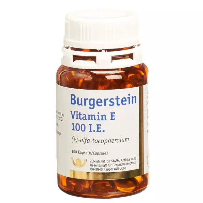 Burgerstein Vitamin E Capsules 100 МО Ds 100 шт