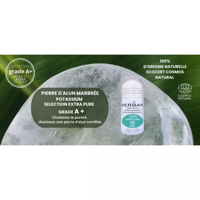 Verdan Alumstein Deodoant Stick Mineral natural 170 г