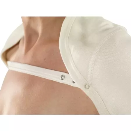 Eusana Schulterwarmer L Ivoire mit Tragerband Eusana Schulterwarmer L Ivoire mit Tragerband