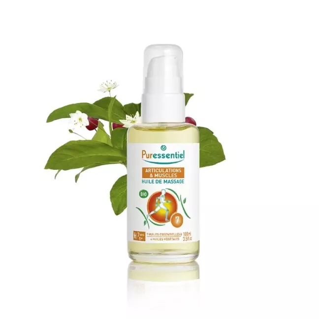 Масло для масажу PURESSENTIEL Musclean Arn-Win organic