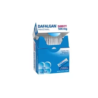 DAFALGAN Direct Gran 500 мг Червоні ягоди