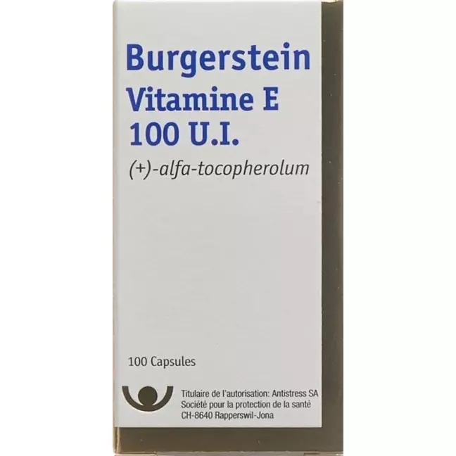 Burgerstein Vitamin E Capsules 100 МО Ds 100 шт