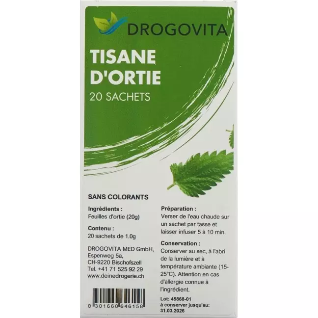 DROGOVITA Brennnessel Tee