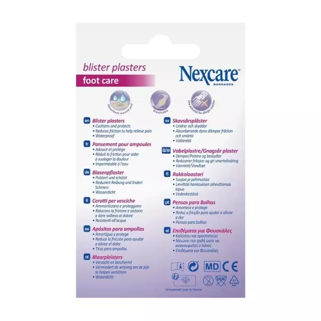 3M Nexcare пластирі для блістерів 2 розміри в асортименті 6 шт