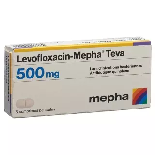 ЛЕВОФЛОКСАЦИН Mepha Teva Filmtabl 500 мг