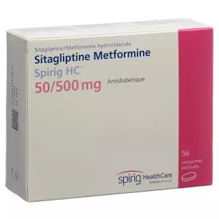 СИТАГЛІПТИН Метформ Спіріг ГК 50/500 мг
