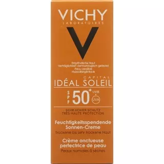 Сонцезахисний крем Vichy Ideal Soleil Skin Perfecting SPF50+ 50