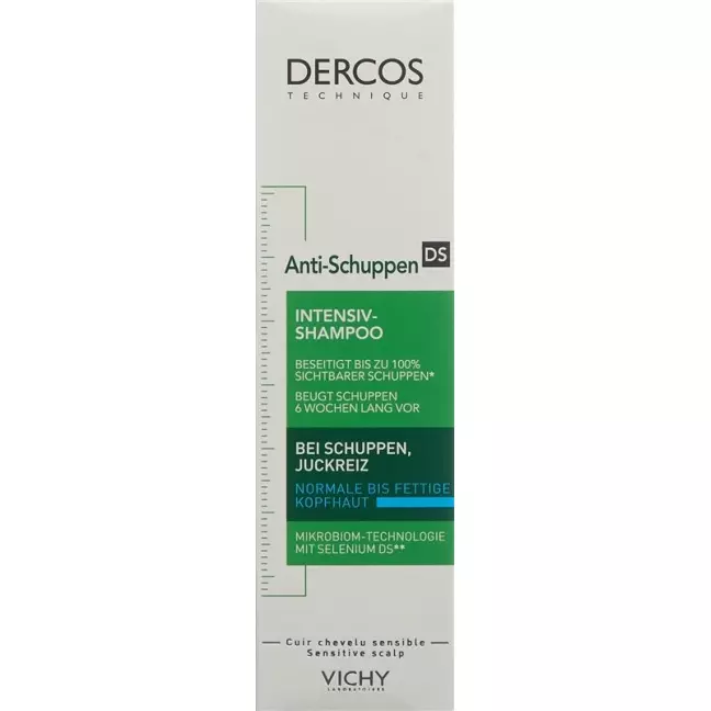 Vichy Dercos Шампунь проти лупи для жирного волосся німецька/італ