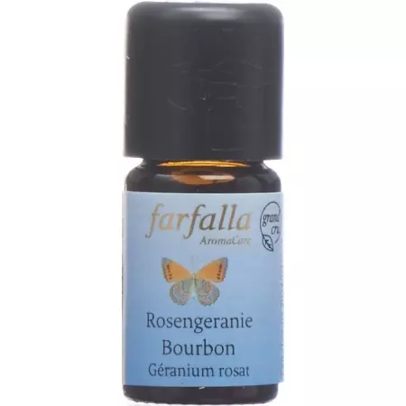 FARFALLA Rosengeranie Bourb Äth/Öl Bio Cru