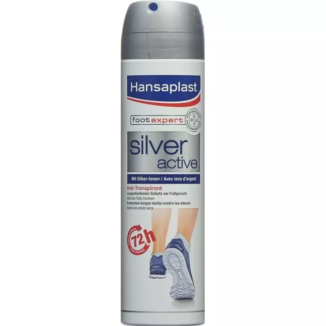 Спрей для ніг Hansaplast Silver Active 150 мл Спрей для ніг Hansaplast Silver Active 150 мл