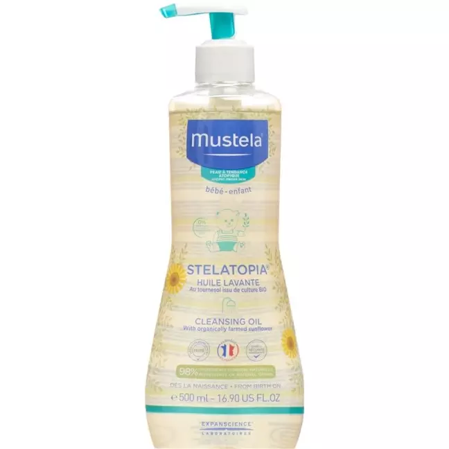 Масло для вмивання Mustela STELATOPIA для атопічної шкіри Disp 500 мл