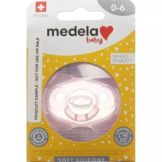 MEDELA Baby Nuggi Soft Silicone 0-6 Pink