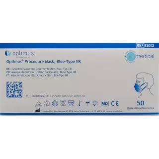Маска гігієнічна PROMEDICAL тип IIR синя нест