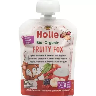 Йогурт HOLLE Fruity Fox Apple Banana Berries