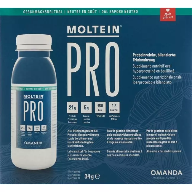 Moltein PRO 1.5 Unflavoured Ds 340 г