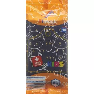 Одноразова медична маска TImask тип IIR KIDS Christmas 10 шт