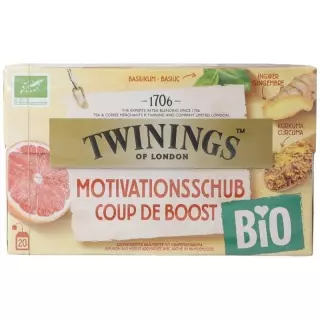 Twinings Motivation Boost Organic 20 пакетиков по 2 г