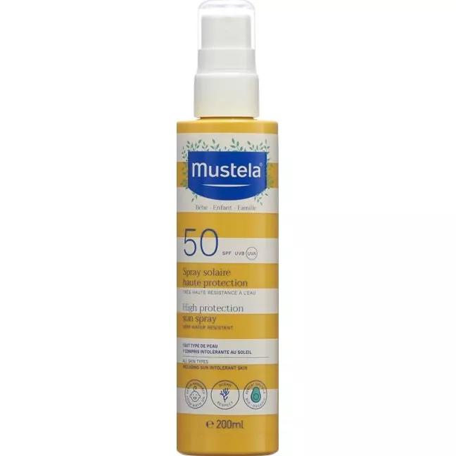 MUSTELA Sonnenschutz Sonnenspray LSF50