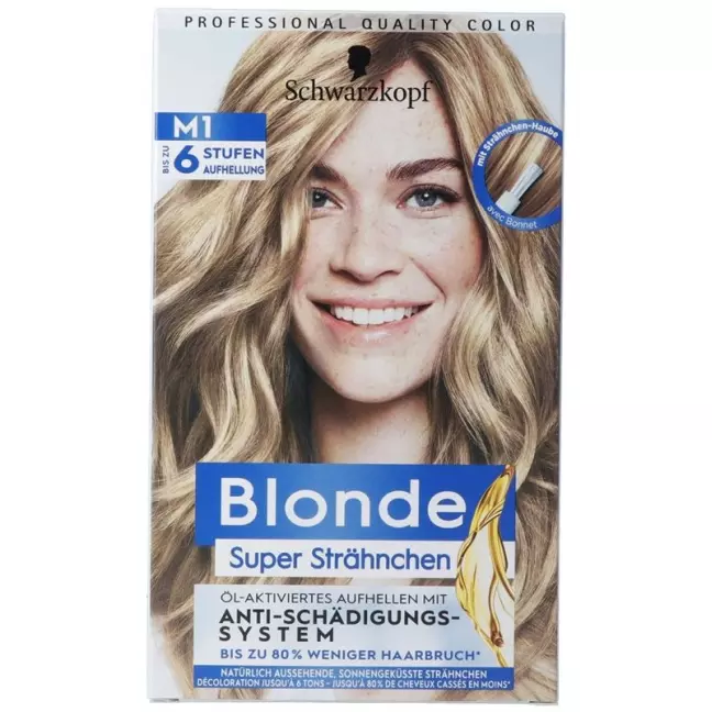 SCHWARZKOPF BLONDE M1 Super Strähnchen SCHWARZKOPF BLONDE M1 Super Strähnchen