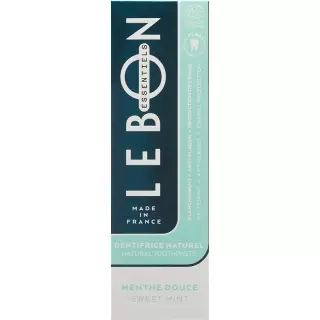 Зубна паста LEBON ESSENTIELS м&#39;яка органічна