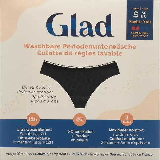Нижня білизна Glad S light, яку можна прати на ніч