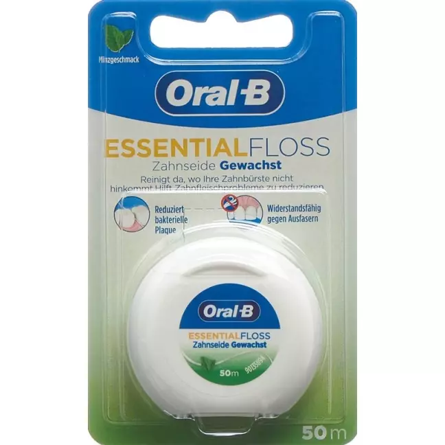 Oral-B Essentialfloss 50m М&#39;ятний віск