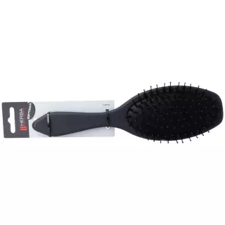 Кругла щітка Herba soft touch поліамідна щетина дикого кабана чорна або
